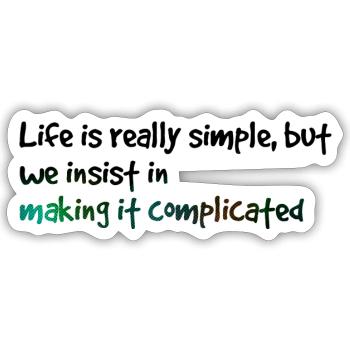 Motivational quote - Sticker - white matte - Front