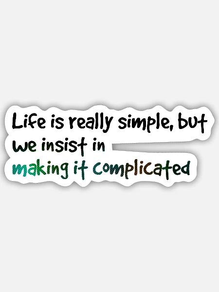 - Sticker - white matte