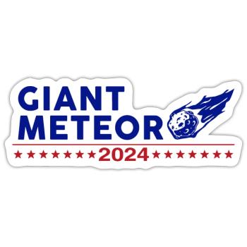 Giant Meteor 2024 - Sticker - white matte - Front