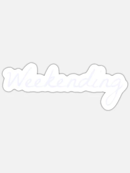 - Sticker - white matte