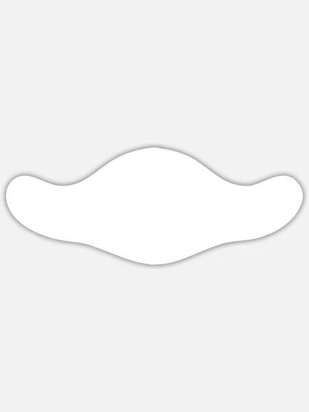 - Sticker - white matte