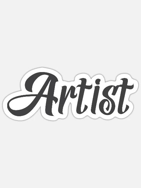 - Sticker - white matte