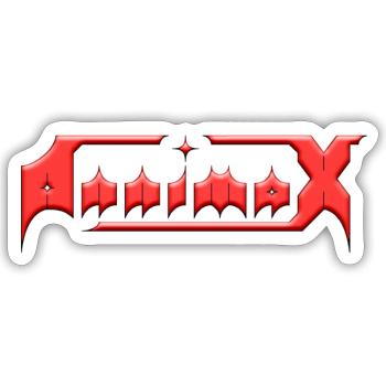 Annimax - Sticker - white matte - Front