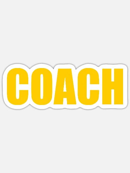 Coach - Sticker - white matte