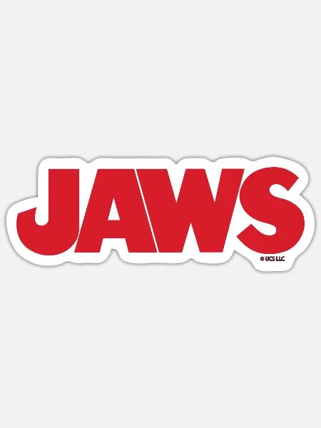 Jaws Classic Logo - Sticker - white matte