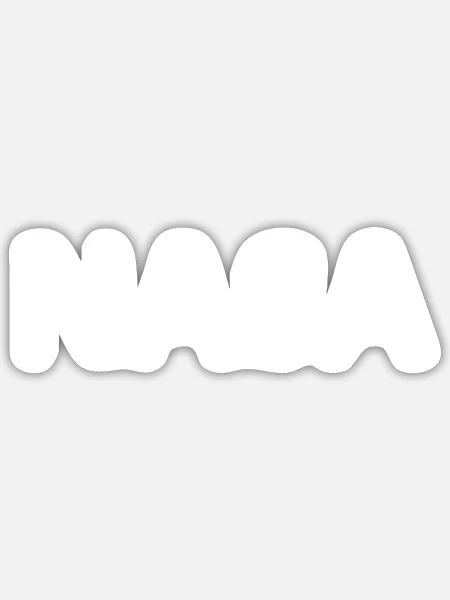 NASA - Sticker - white matte