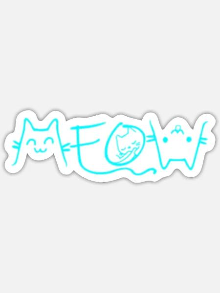  - Sticker - white matte