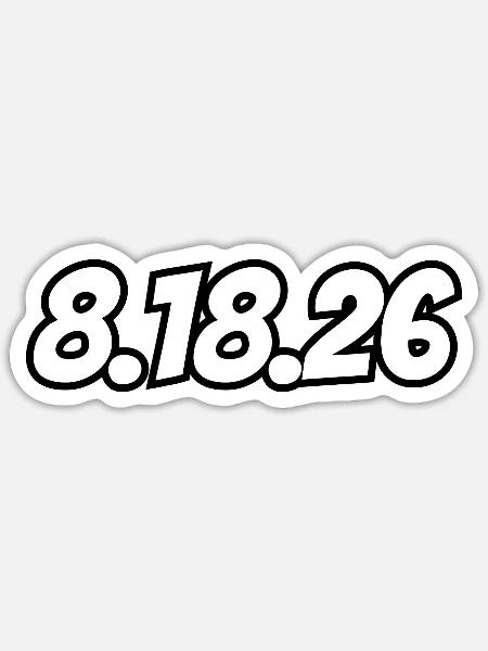 - Sticker - white matte