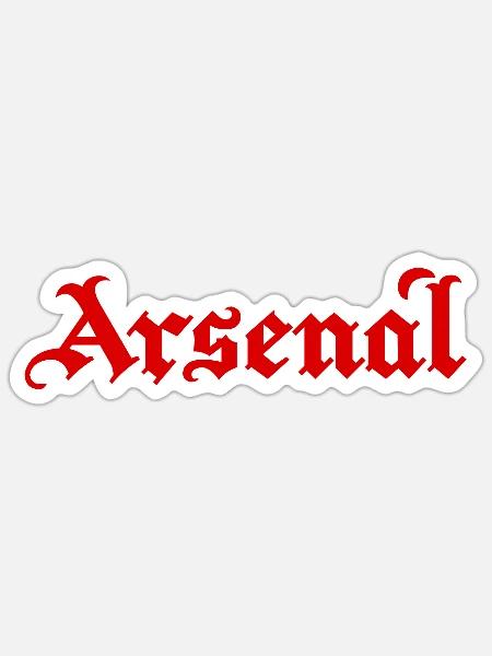 Arsenal - Sticker - white matte
