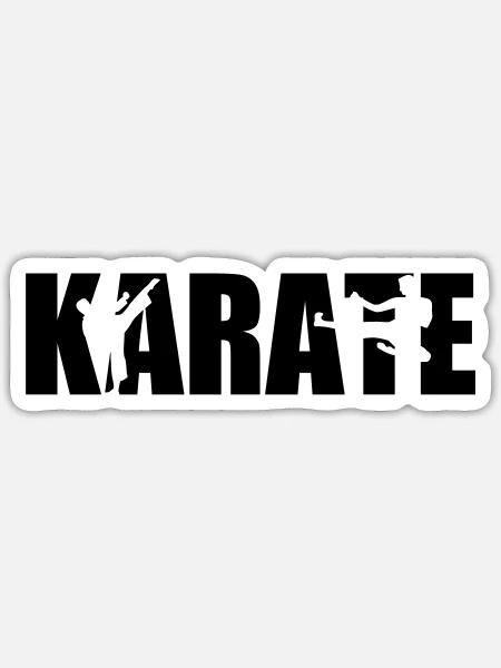Karate - Sticker - white matte
