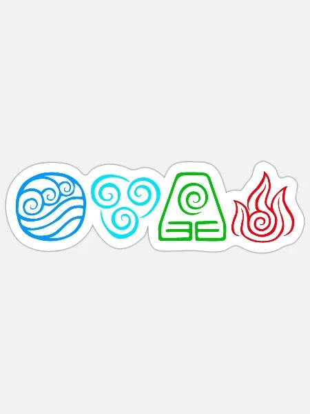 Avatar Elements - Sticker - white matte