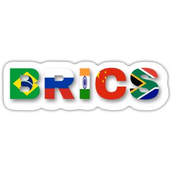 Brics  - Sticker - white matte - Front