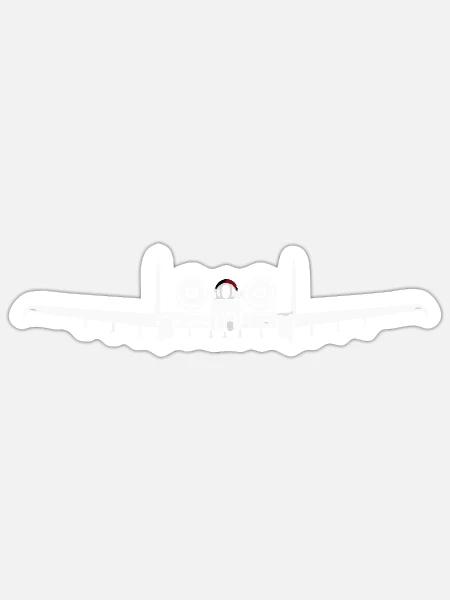 - Sticker - white matte
