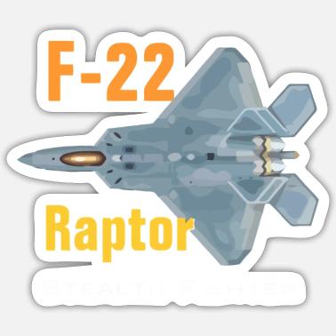 F-22 Raptor - F22 Raptor Air Force Fighter - Sticker F-22 Raptor - F22 Raptor Air Force Fighter - Sticker