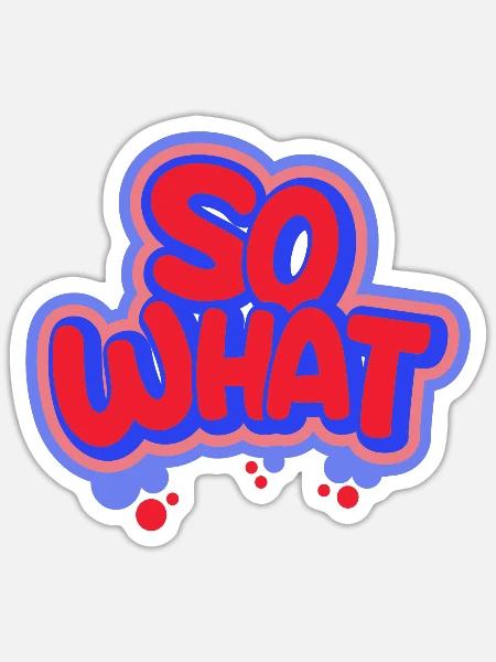  - Sticker - white matte
