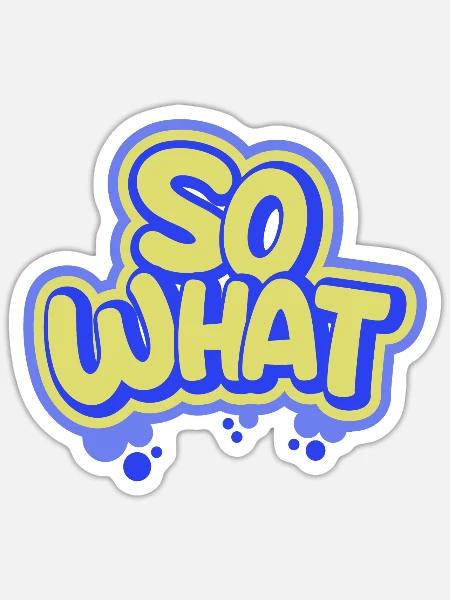  - Sticker - white matte