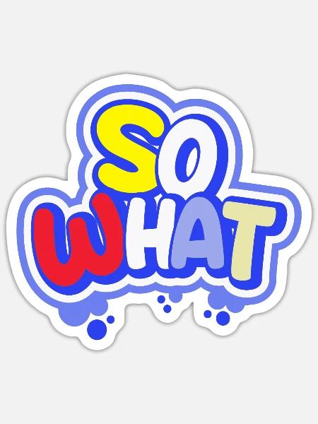 - Sticker - white matte