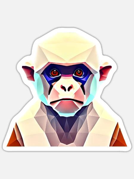 - Sticker - white matte