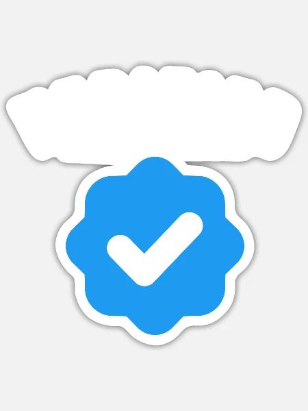  - Sticker - white matte