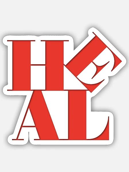 HEAL - Sticker - white matte