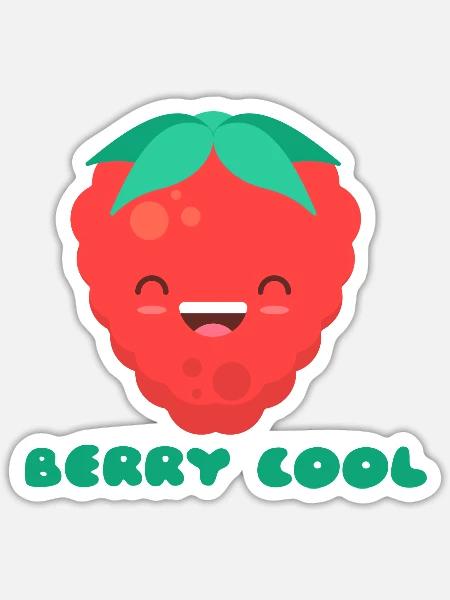 Berry Cool - Sticker - white matte