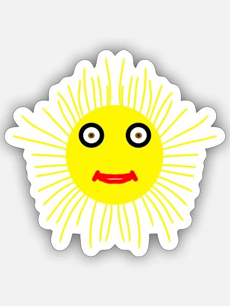  - Sticker - white matte