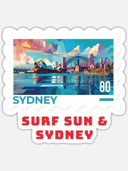 Sydney - Sticker - white matte