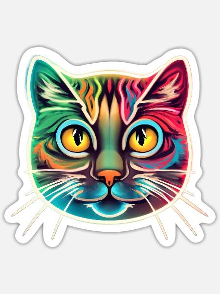 - Sticker - white matte