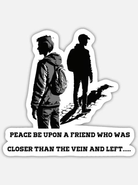 friendship - Sticker - white matte