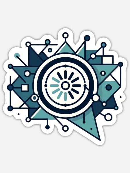  - Sticker - white matte