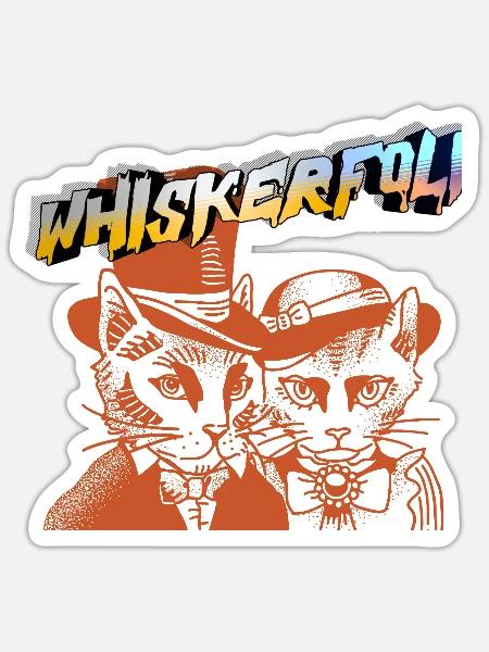 - Sticker - white matte