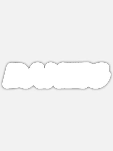  - Sticker - white matte