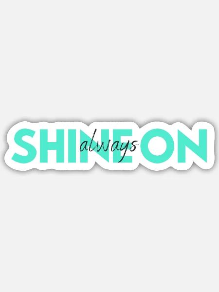 - Sticker - white matte