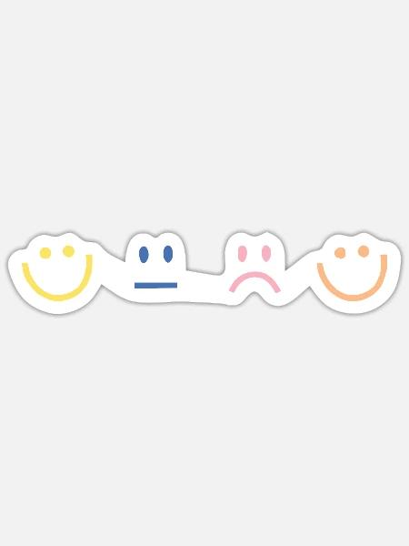 - Sticker - white matte