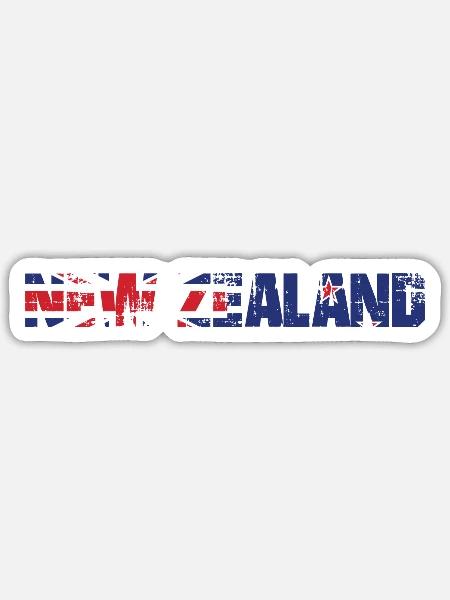 New Zealand Pride Flag Roots New Zealand - Sticker - white matte