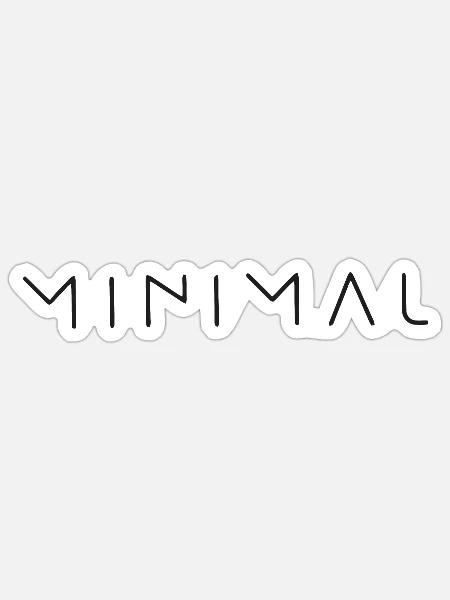  - Sticker - white matte