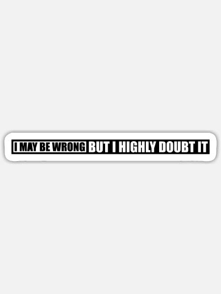  - Sticker - white matte