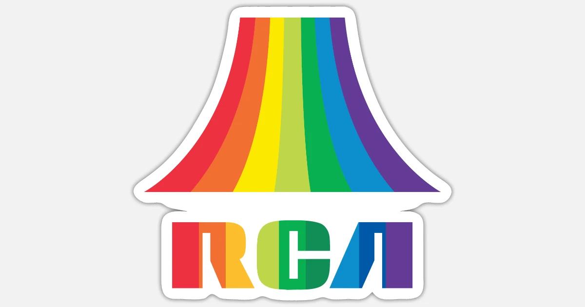 RCA Logo Coloured' Sticker | Spreadshirt