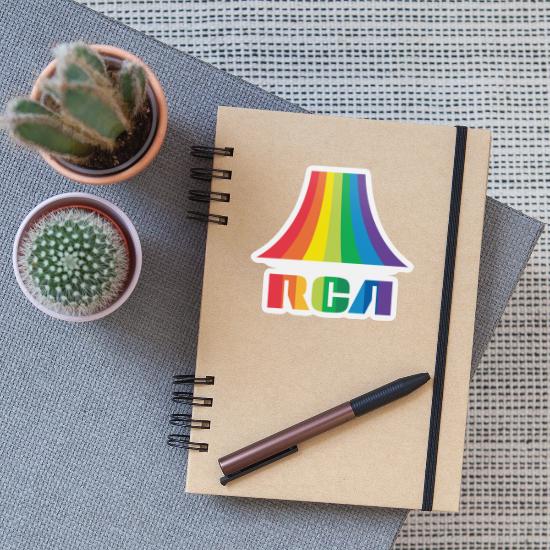RCA Logo Coloured' Sticker | Spreadshirt