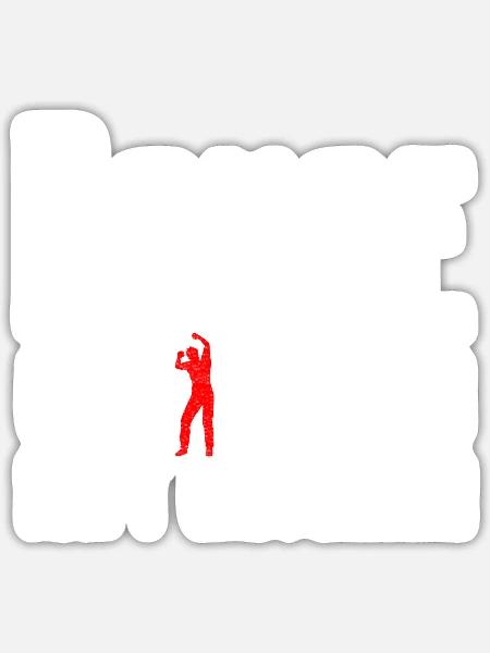 Dance Dancer Rusland - Sticker - white matte