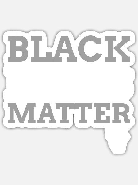 Black Lives Matter 1 - Sticker - white matte