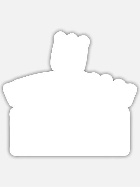 Funshirt aesthetic aesthetic aesthetic - Sticker - white matte