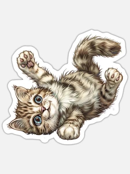 - Sticker - white matte