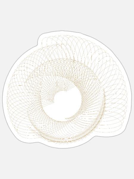  - Sticker - white matte