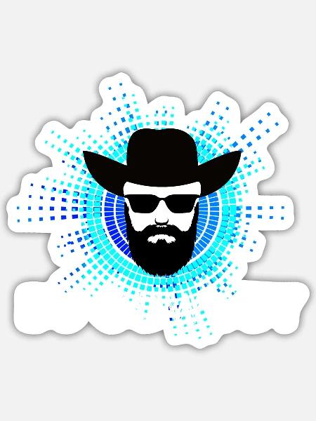  - Sticker - white matte