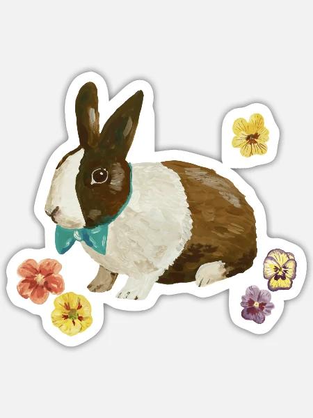  - Sticker - white matte