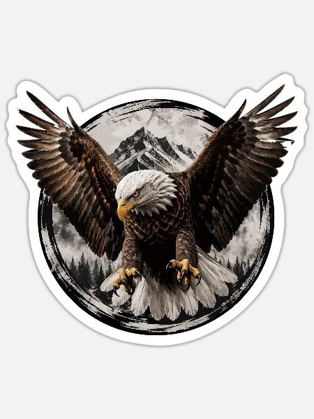 - Sticker - white matte