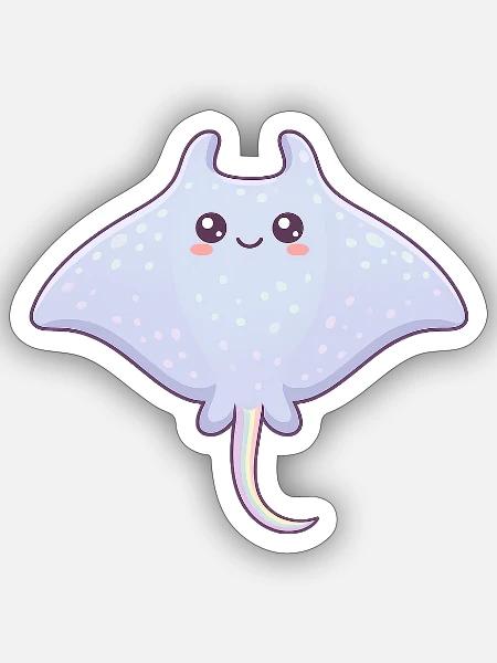- Sticker - white matte