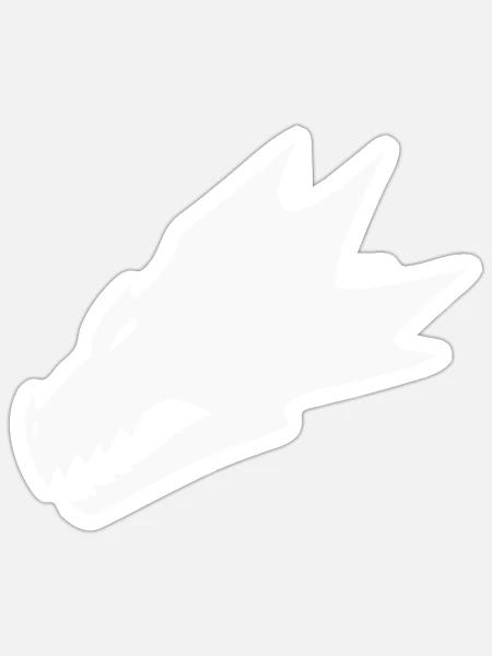 - Sticker - white matte
