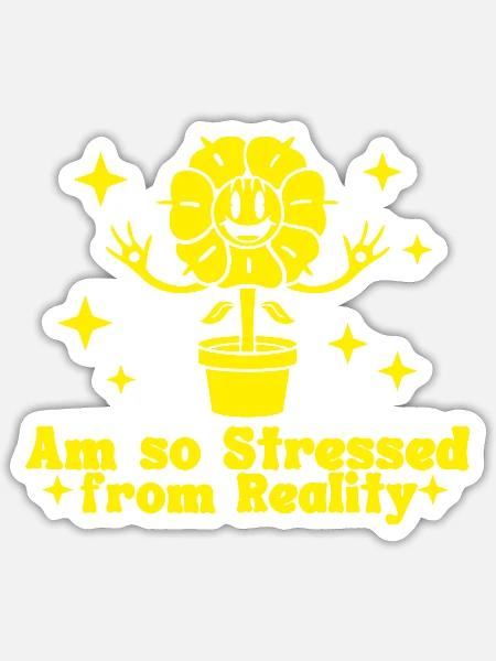 - Sticker - white matte